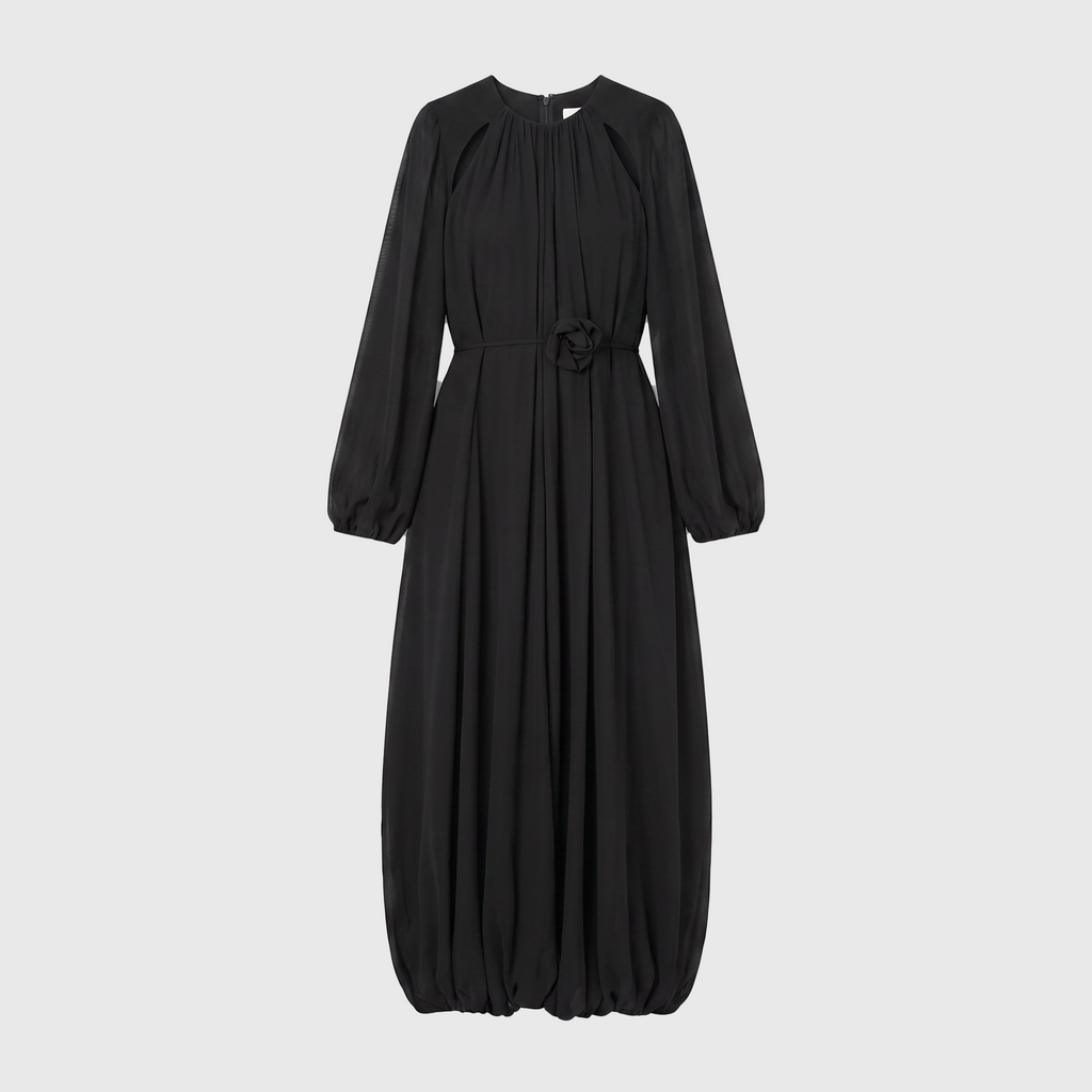 Rotate Balloon Leg Jumpsuit Black