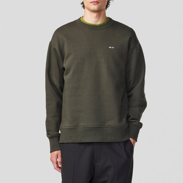 NN07 Briggs 3504 Sweatshirt Dark Army