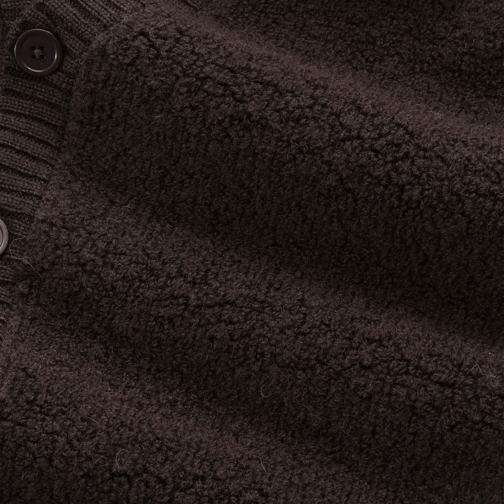 NN07 Fleece 60064 Cardigan Deep Truffle