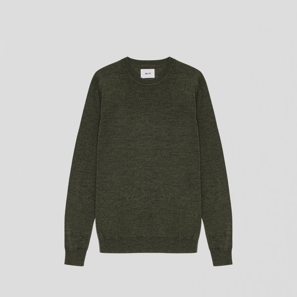 NN07 Ted 6605 Sweater Dark Army