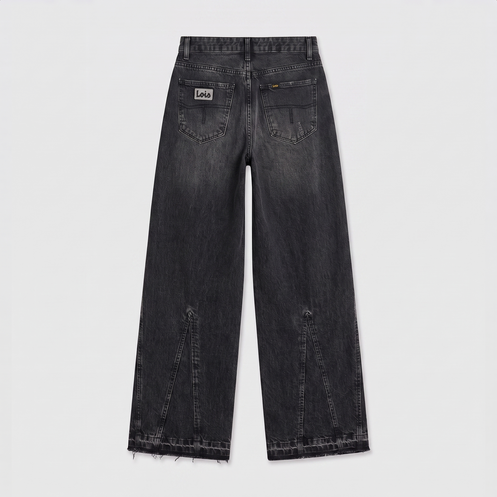 Lois Jeans Skater Flare Jeans Vintage Black