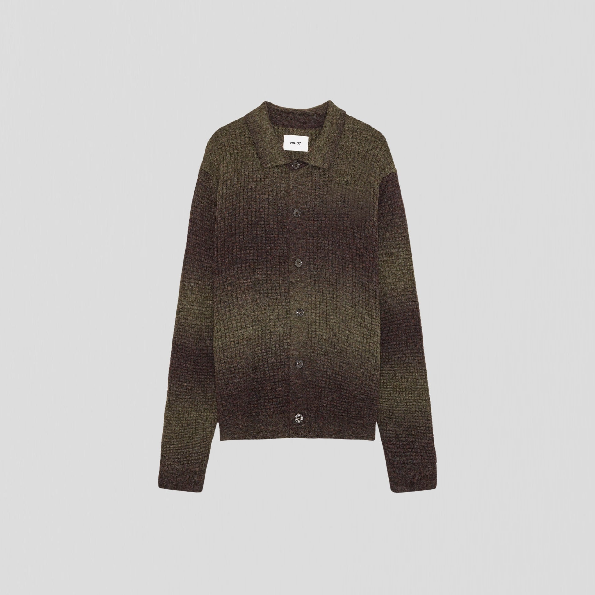 NN07 Thor Cardigan 60009 Knit Dark Army