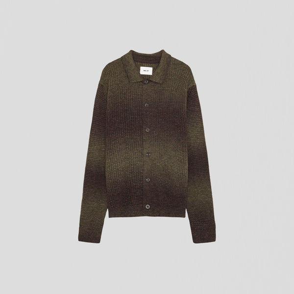 NN07 Thor Cardigan 60009 Knit Dark Army