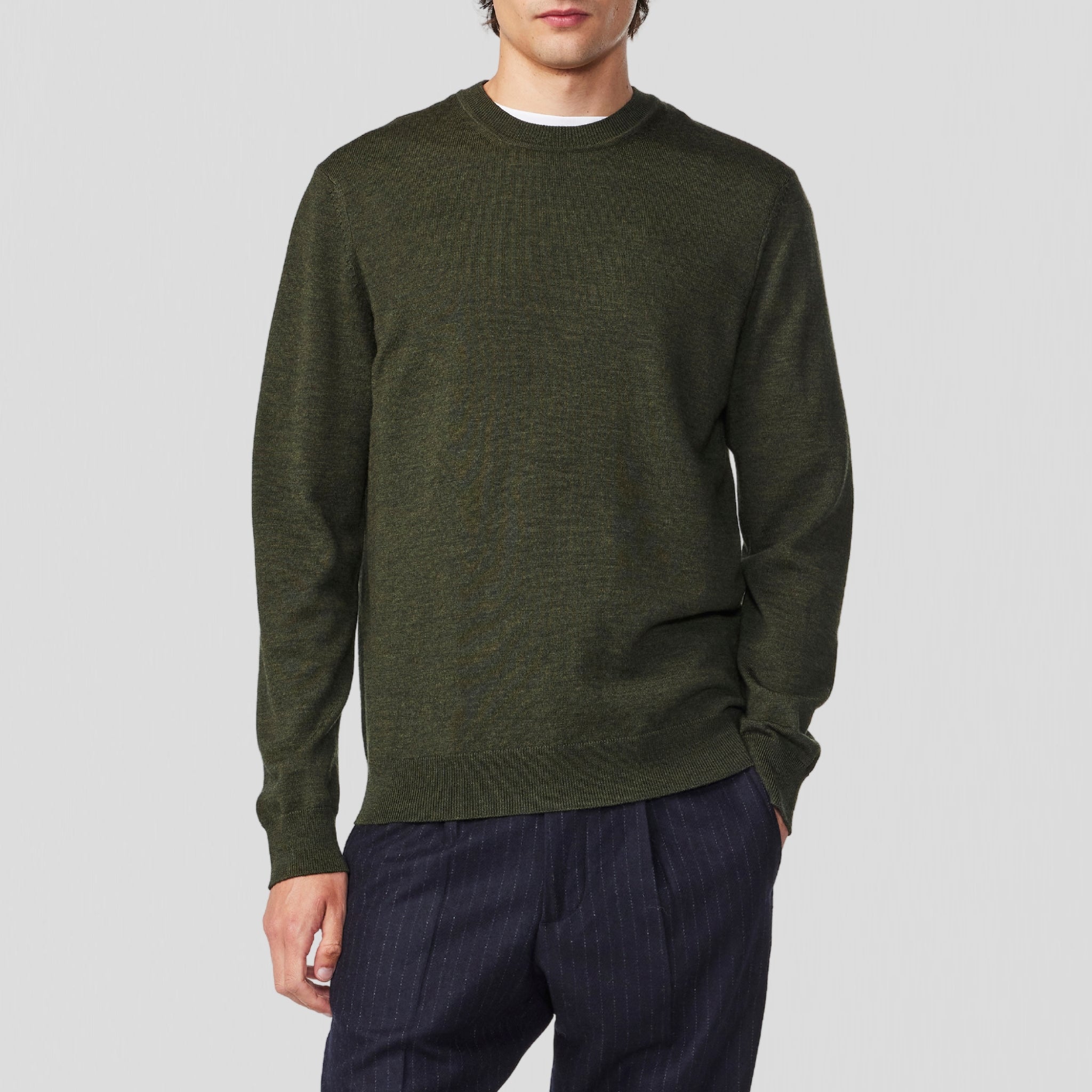 NN07 Ted 6605 Sweater Dark Army