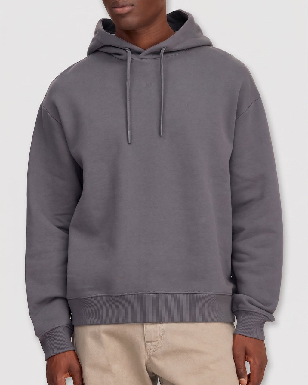 NN07 David Hoodie 3014 Charcoal Mist