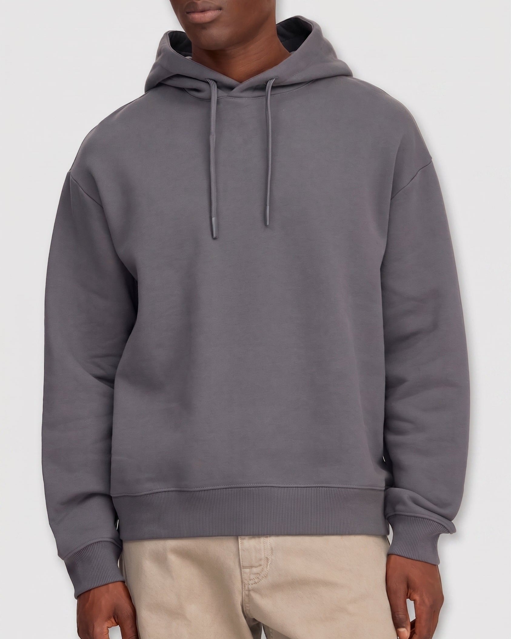 NN07 David Hoodie 3014 Charcoal Mist