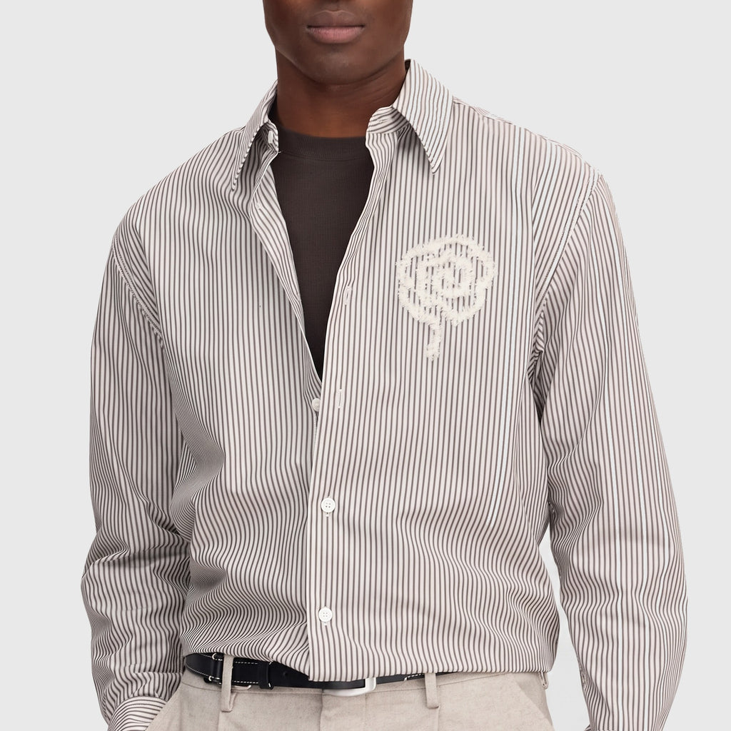 NN07 Quinsy APP 5322 Shirt Brown Stripe