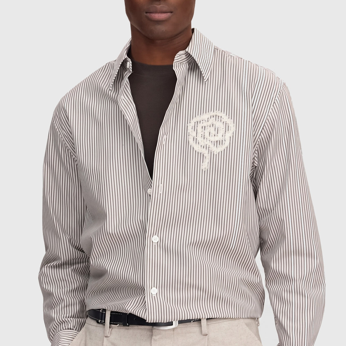 NN07 Quinsy APP 5322 Shirt Brown Stripe