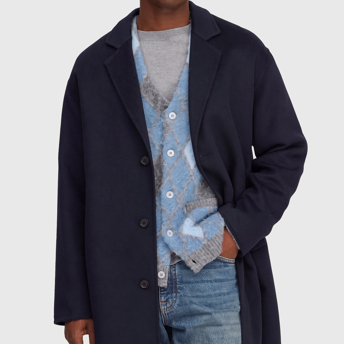NN07 Kendrick Coat 8447 Navy Blue