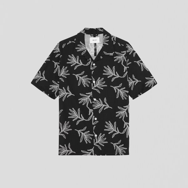 NN07 Ole SS 5210 Shirt Black