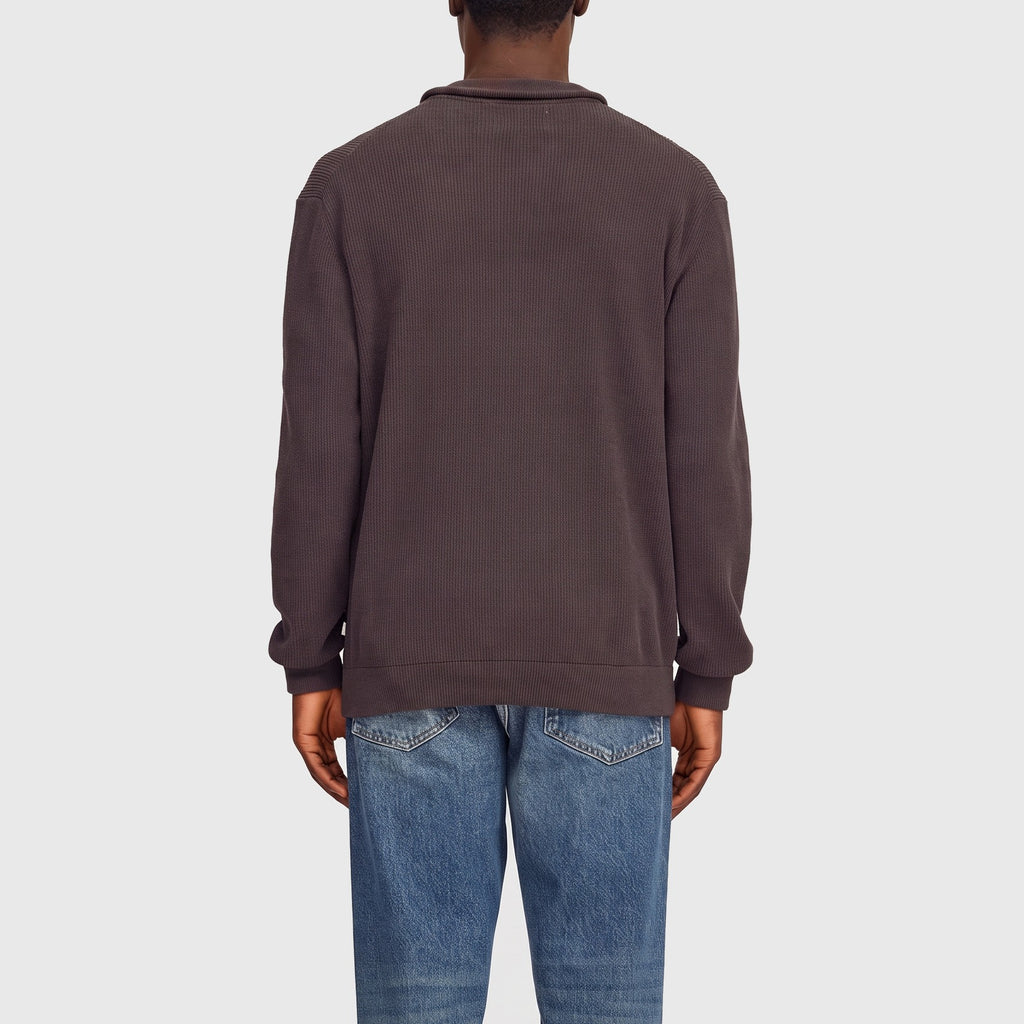 NN07 Danny Half Zip 6429 Sweater Deep Truffle