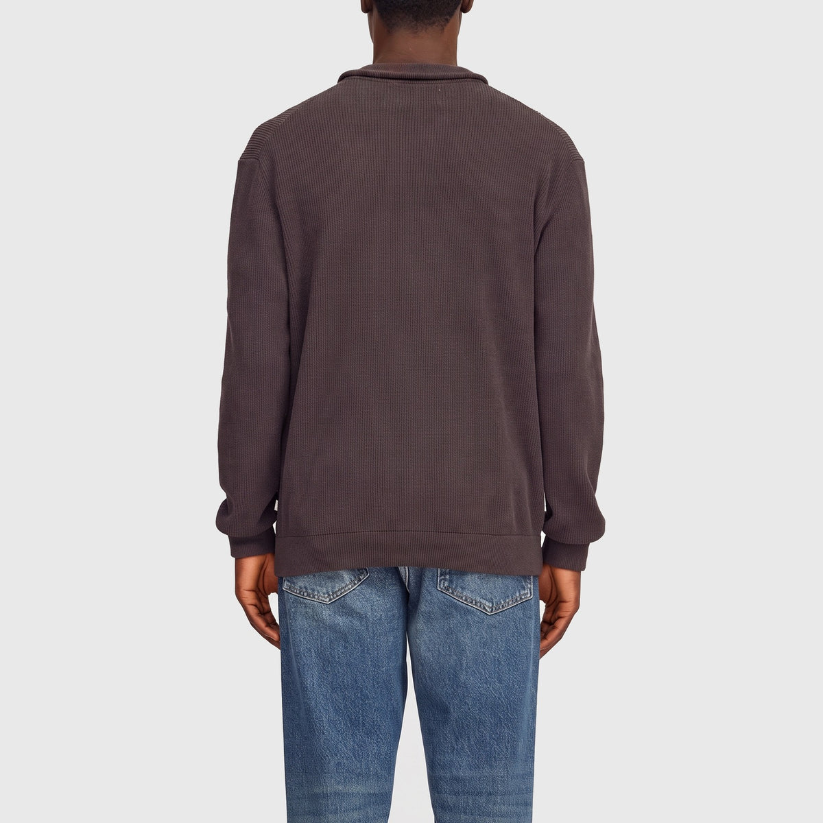 NN07 Danny Half Zip 6429 Sweater Deep Truffle