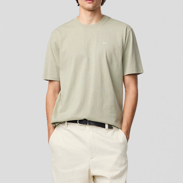 NN07 Adam 3209 EMB T-Shirt Sage Green