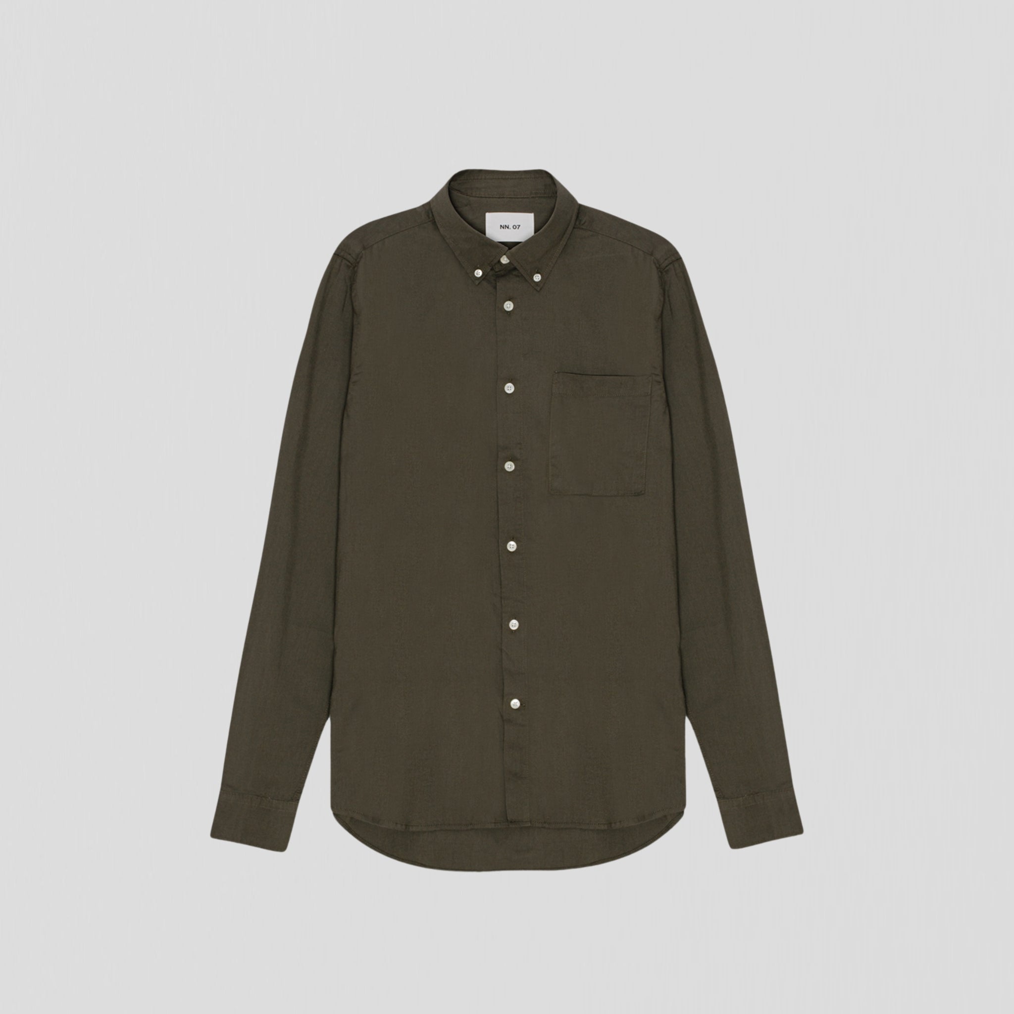 NN07 Arne BD 5655 Shirt Dark Army