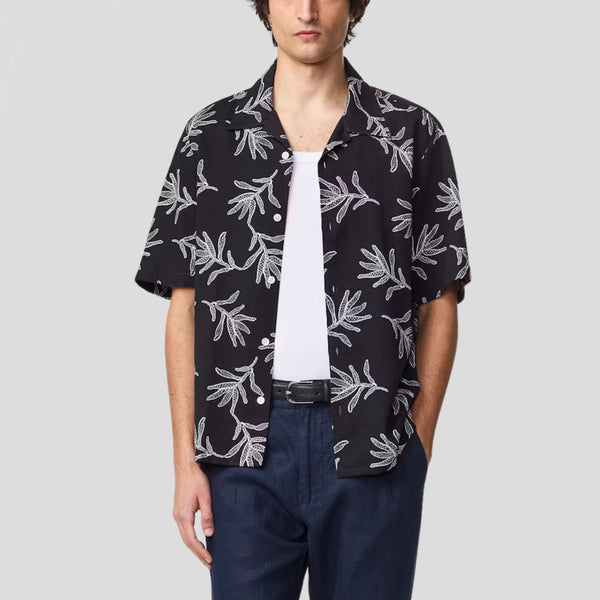 NN07 Ole SS 5210 Shirt Black