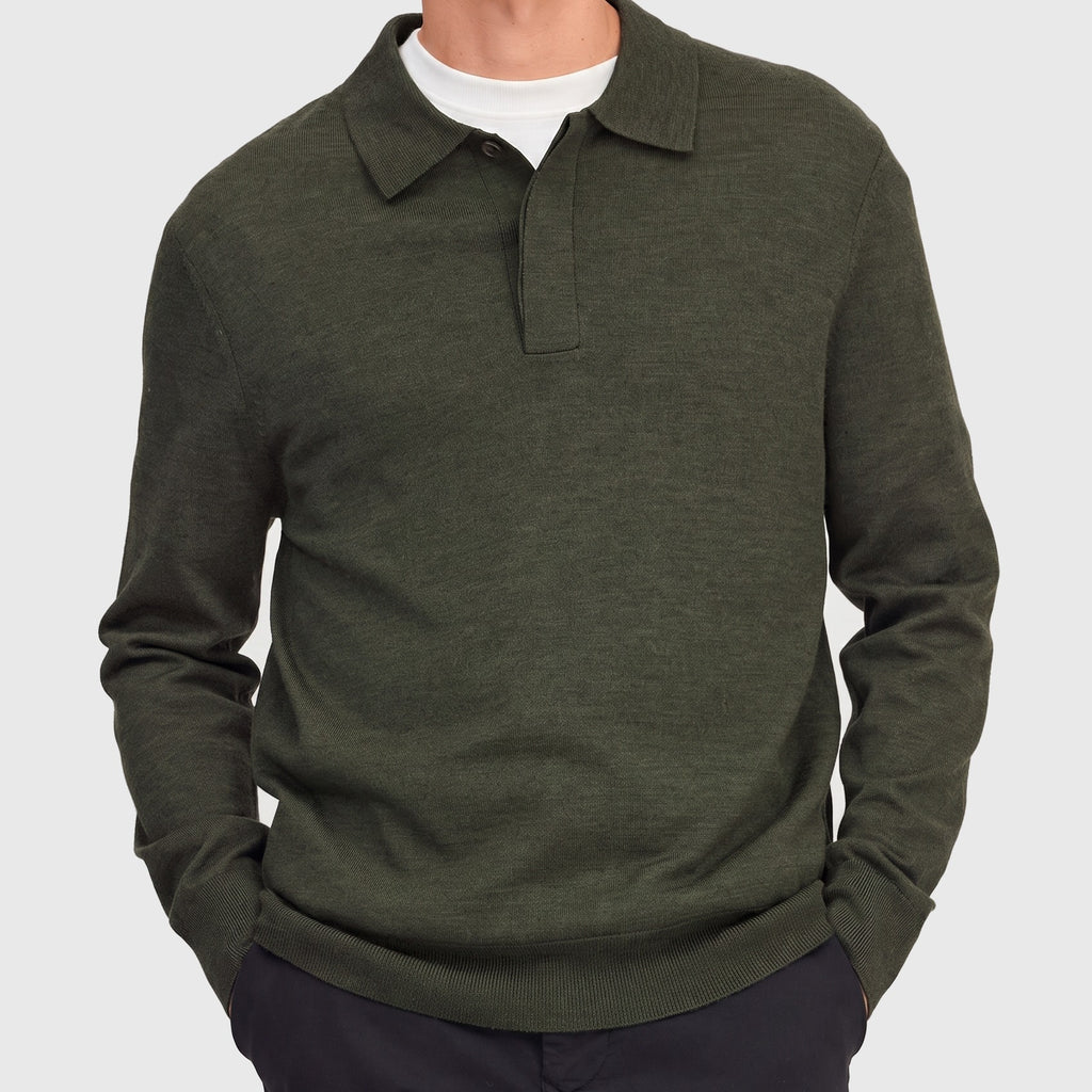 NN07 Emerson Polo 6605 Polo Dark Army