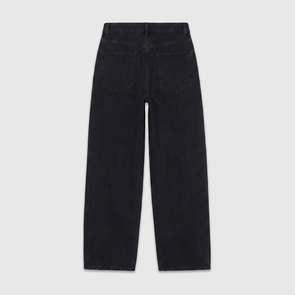 Róhe Bruun Signature Baggy Denim Black