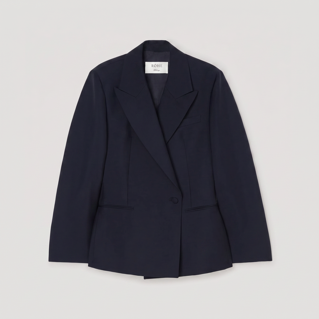 Róhe Hourglass Shaped Blazer Navy