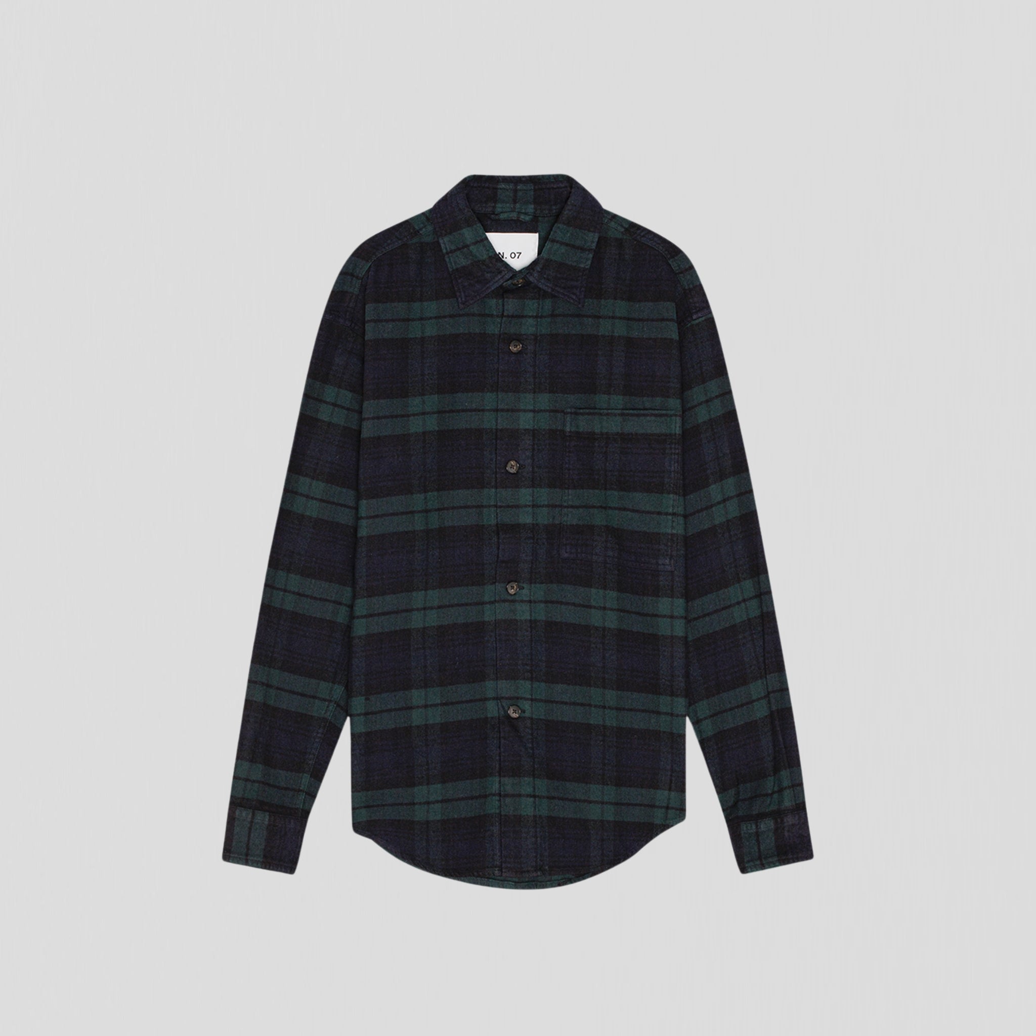 NN07 Adwin 5292 Shirt Green Check