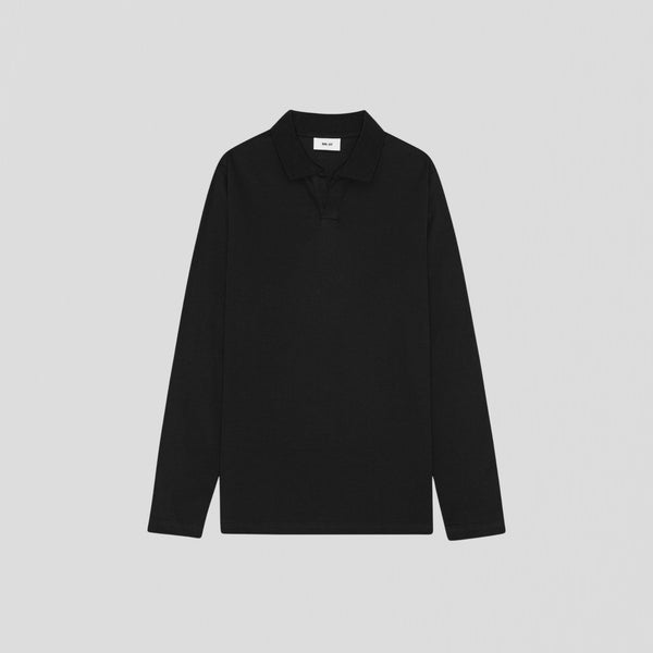 NN07 Paul LS 3525 Poloshirt Black