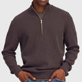 NN07 Danny Half Zip 6429 Sweater Deep Truffle