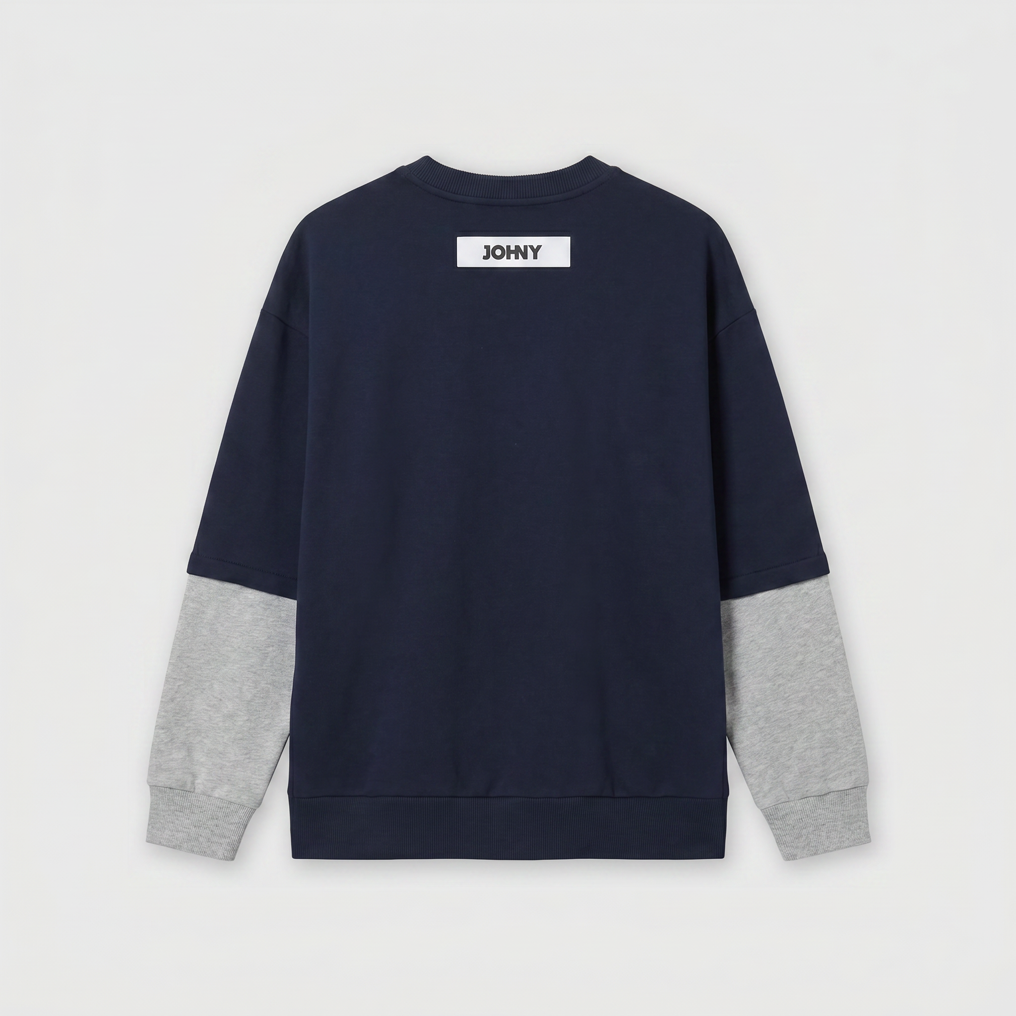 Johny Amy Sweater Navy/ Grey