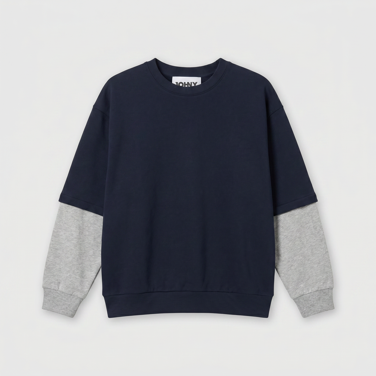 Johny Amy Sweater Navy/ Grey