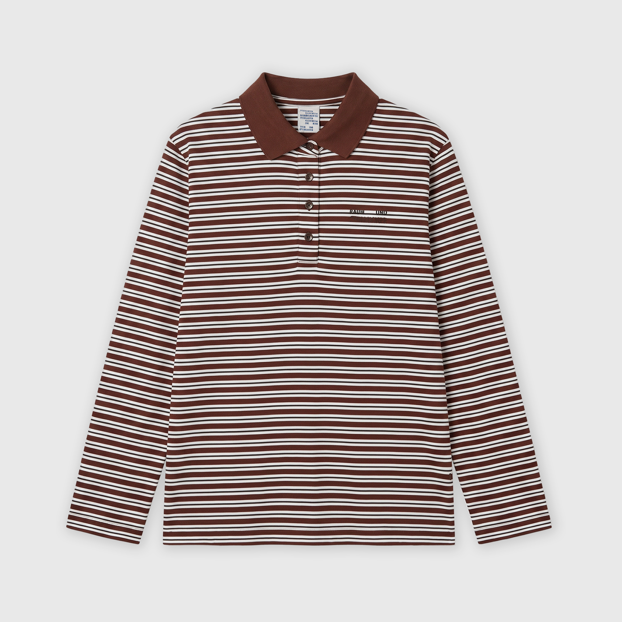 Baum und Pferdgarten Jeanni Polo Bordeaux Stripe