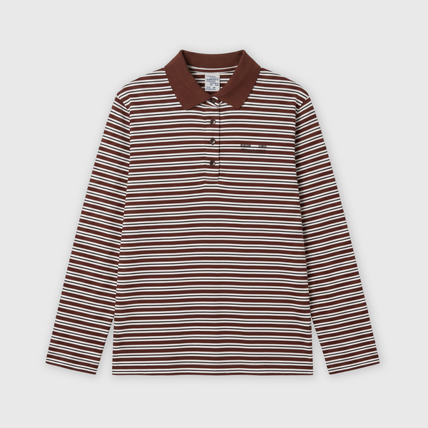 Baum und Pferdgarten Jeanni Polo Bordeaux Stripe