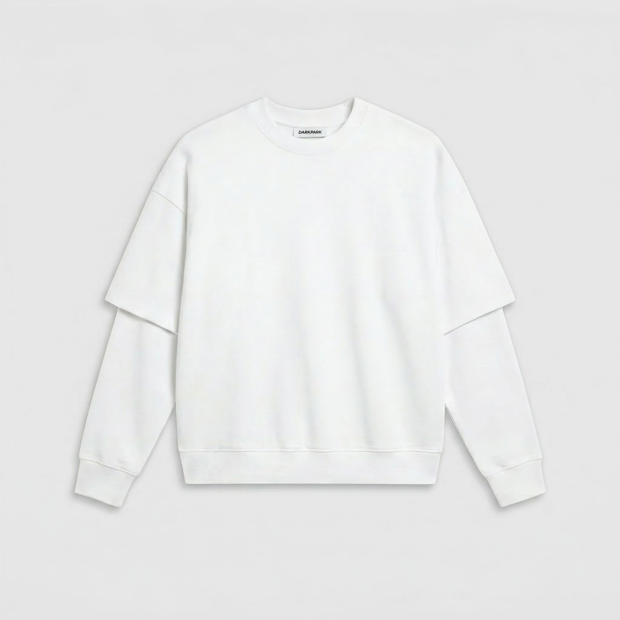 Darkpark Troy Double Sleeve T-Shirt White