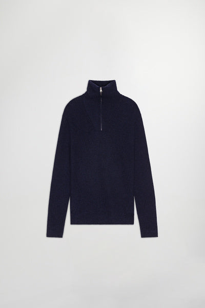 NN07 Carl 6336 half zip knit navy blue