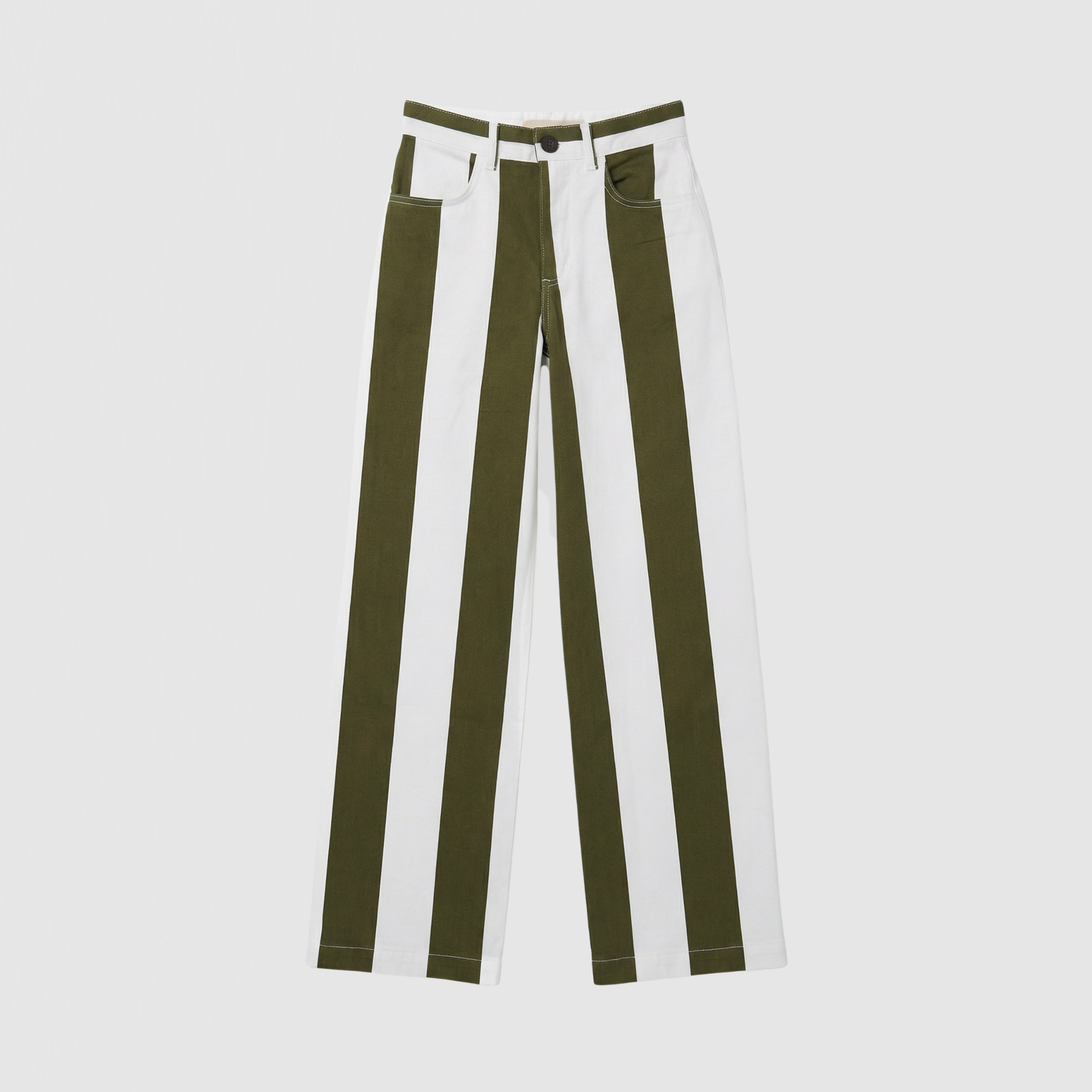 Coco y Maria Camilla Pants Khaki Stripe