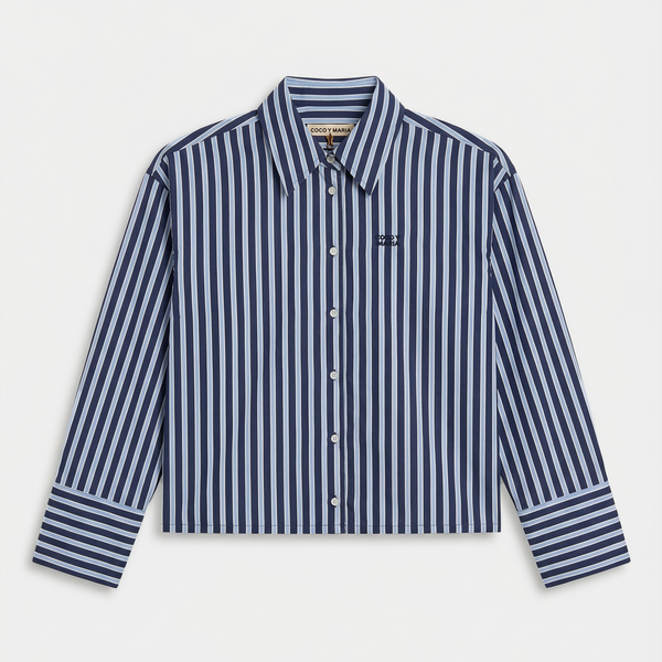 Coco y Maria Classic Blouse Blue Stripe
