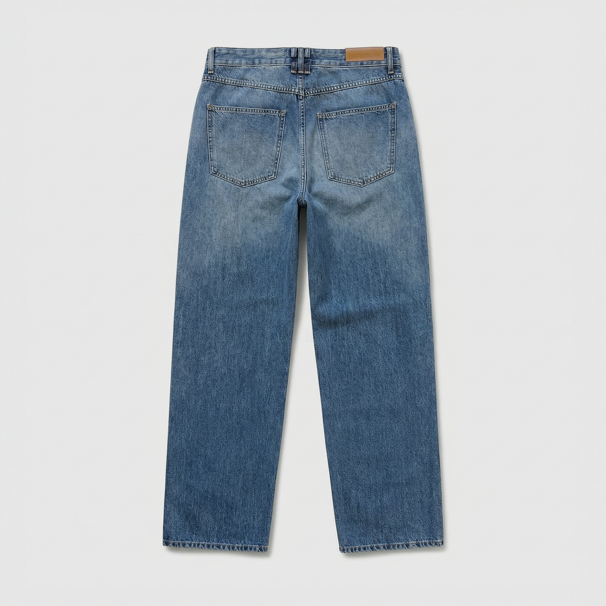 Darkpark Mark Relax Fit Light Denim Trousers Medium Wash