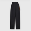 Darkpark Phebe Popeline Wide Leg Pants Black