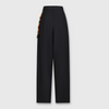 Darkpark Phebe Popeline Wide Leg Pants Black