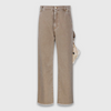 Darkpark Sienna Loose Side Split Denim Camel