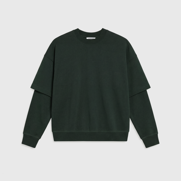 Darkpark Troy Double Sleeve T-Shirt Forest Green