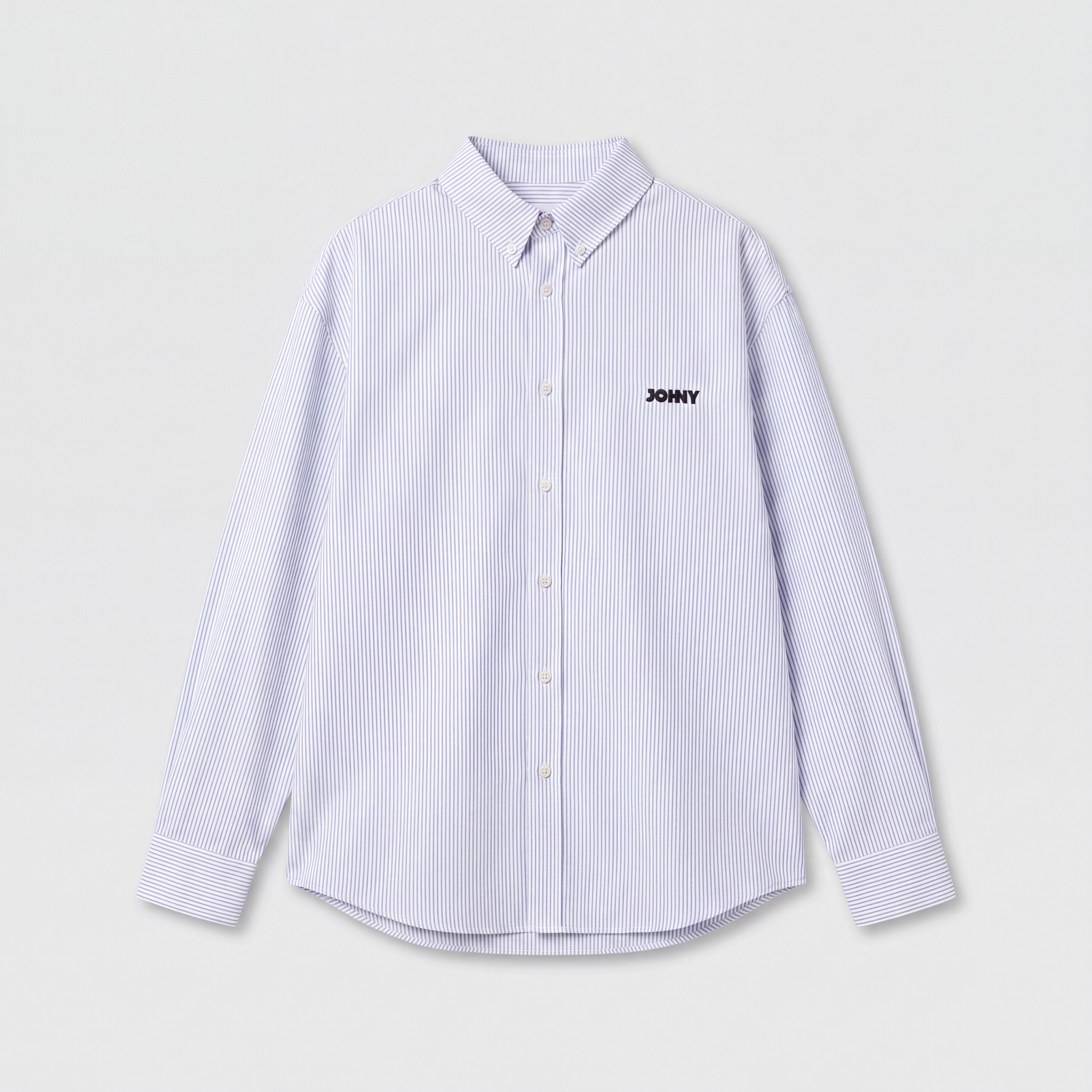 Johny Frankie Lugano Oversized Shirt White/ Blue