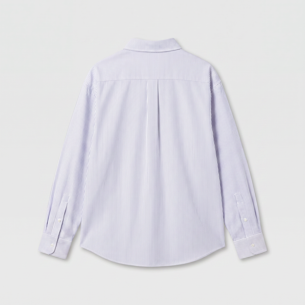 Johny Frankie Lugano Oversized Shirt White/ Blue