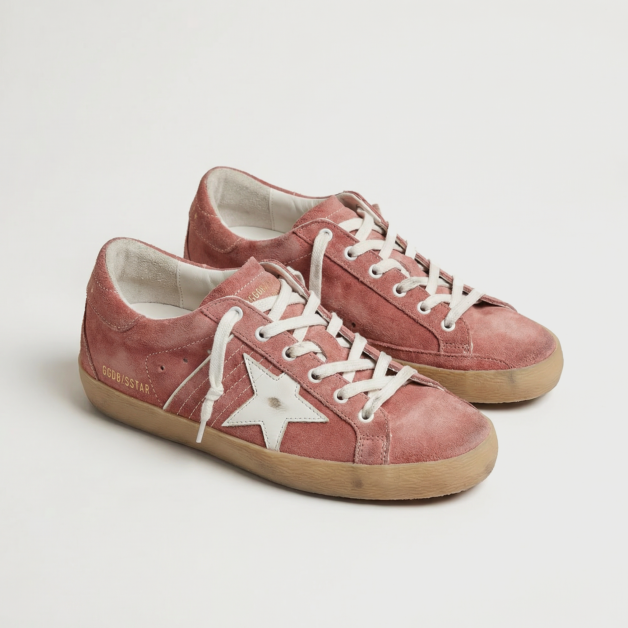Golden Goose Super-Star Red Rust/ White