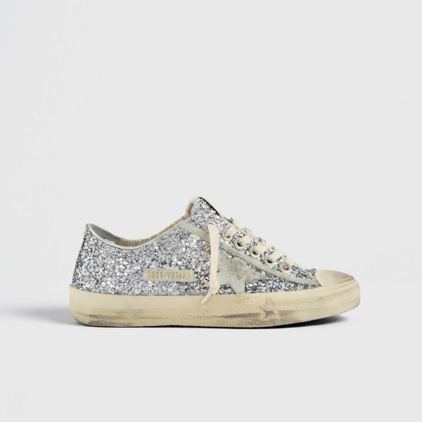 Golden Goose V-Star Silver/ Ice