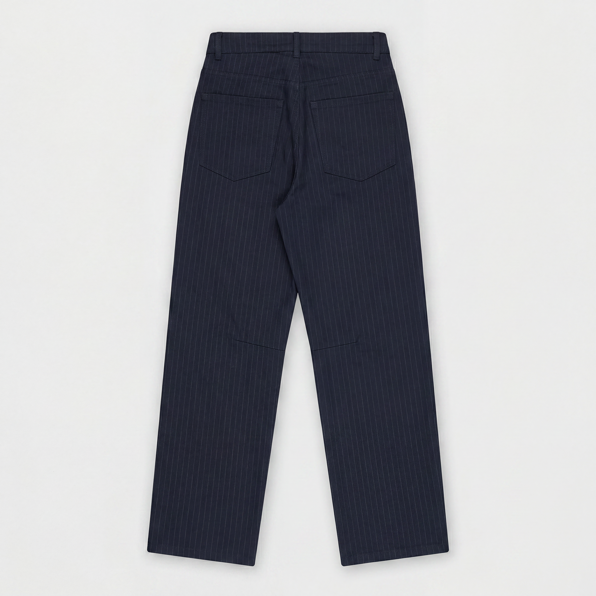 Johny Gladys Trousers Navy Pinstripe/ Denim