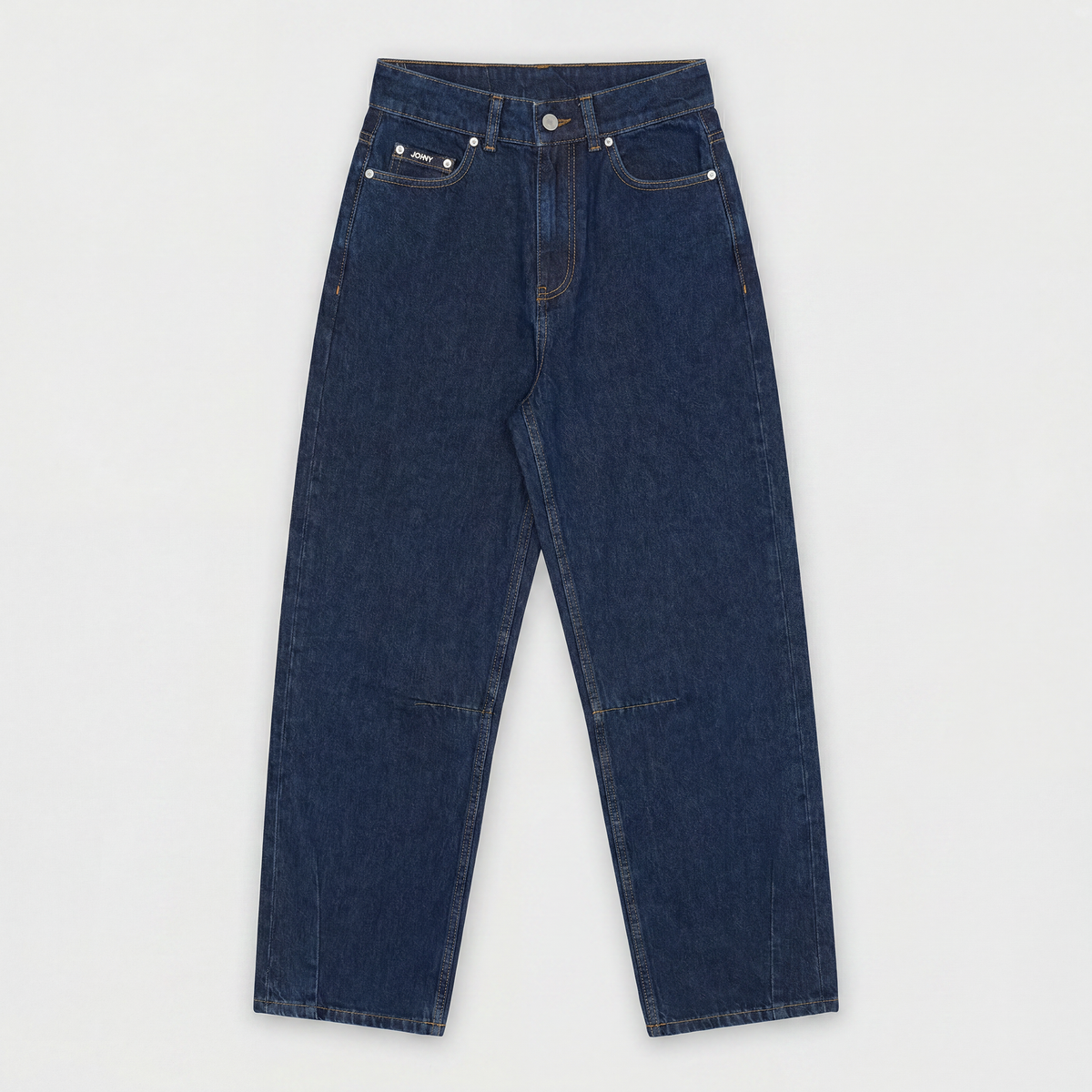Johny Gladys Trousers Navy Pinstripe/ Denim