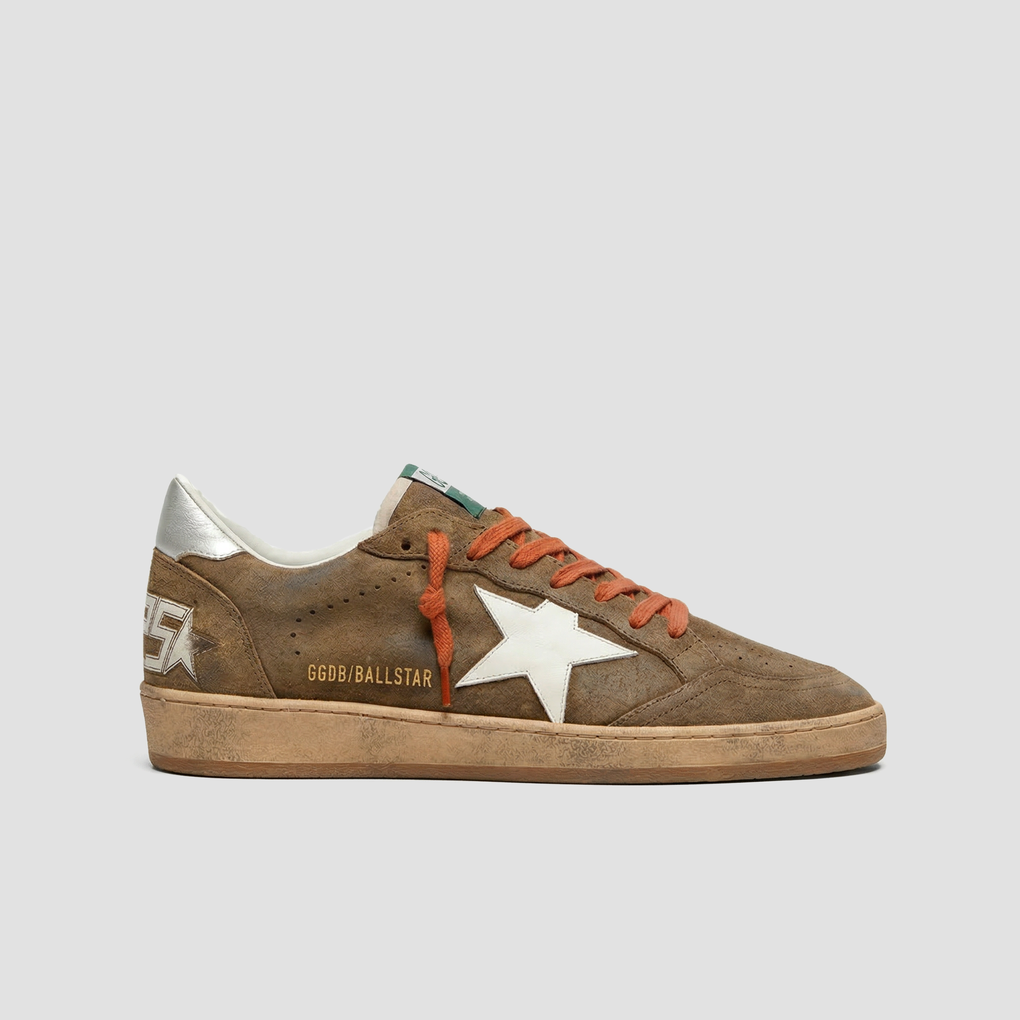 Golden Goose Ball Star Brown/ White/ Silver