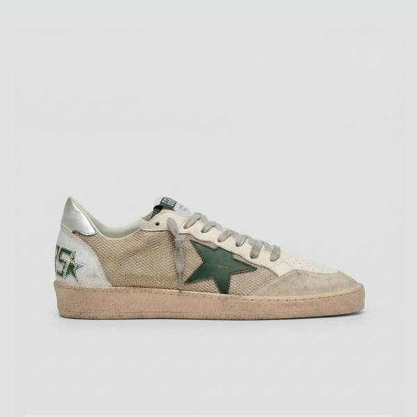 Golden Goose Ball Star Marble/ Green/ Silver