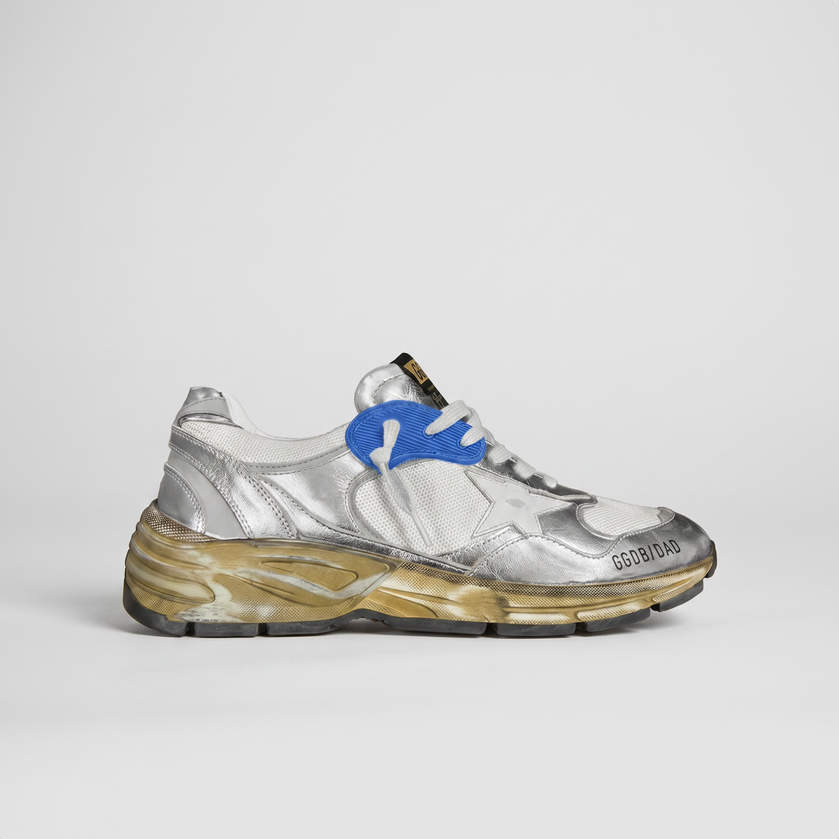 Golden Goose Dad-Star Silver/ White