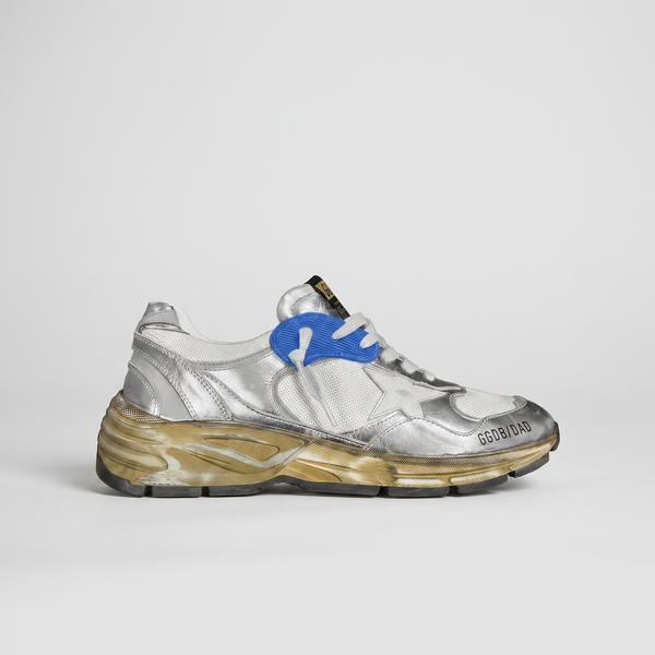 Golden Goose Dad-Star Silver/ White
