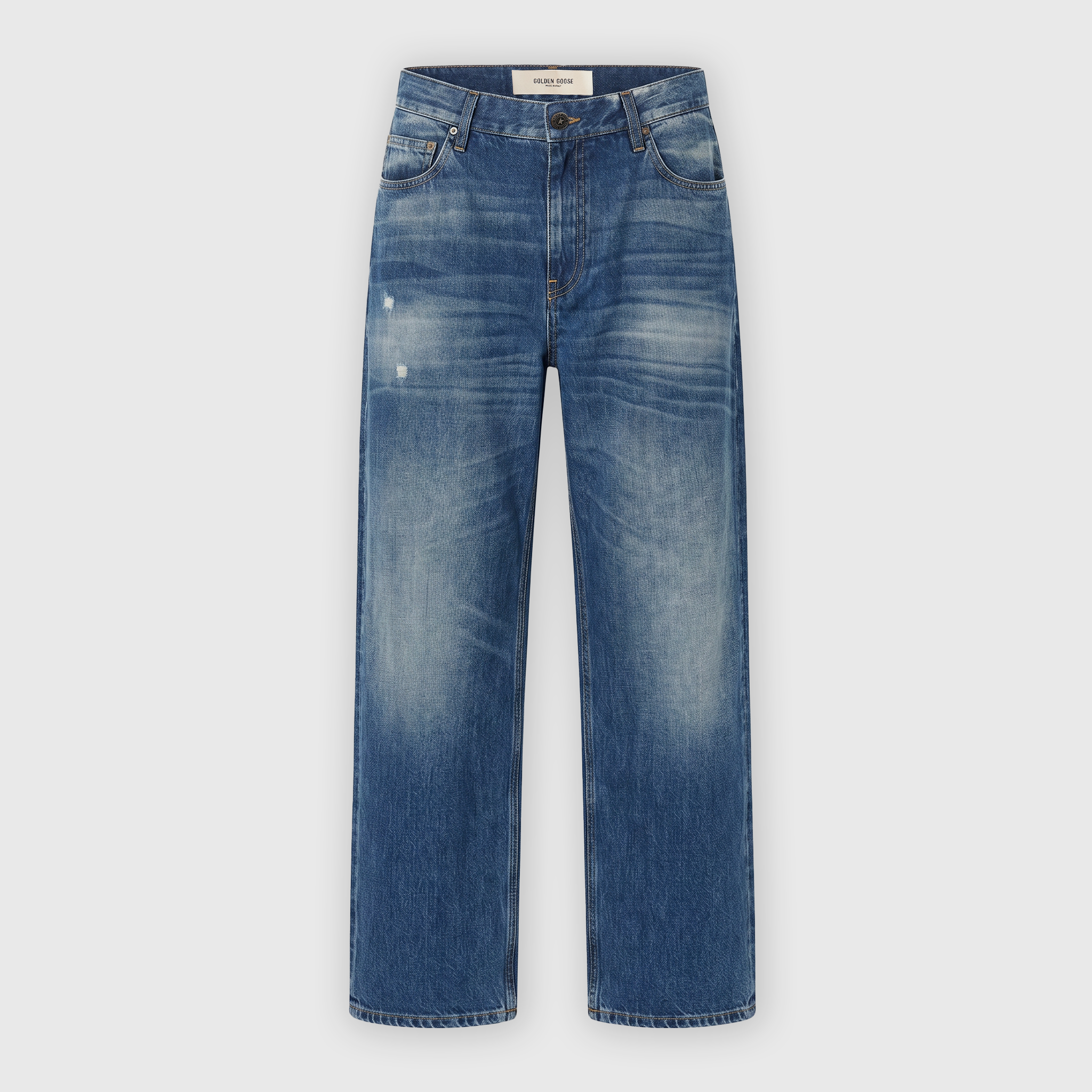 Golden Goose Journey W’s Boyfriend Peggy Pant Archive Archive Denime Print
