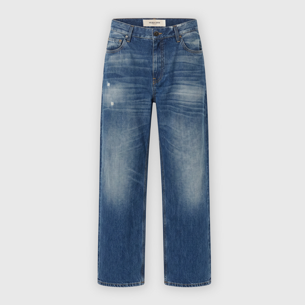 Golden Goose Journey W’s Boyfriend Peggy Pant Archive Archive Denime Print